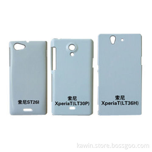 Hot sale blank PC 3D sublimation vacuum cases for Sony